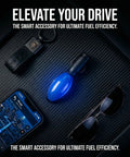 Ultimate Car Fuel Saver Device For Cars And Trucks, Portable Plug In Gas Economizer displayed on a table with accessories