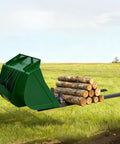 Clamp On 60-Inch Total Length Pallet Forks For Tractors And Skid Steers, Heavy-Duty 4,000 Lb Capacity, lifting logs