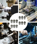 12 Piece ER20 Collets Set One Eighth To One Half Inch Precision With 0.015mm Runout Tolerance For CNC Milling Lathe Tools