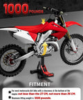 Heavy Duty Dirt Bike Stand With 1000 Lb Capacity Lift Jack Hoist Height Adjustable Table for Pit Bike Repair
