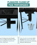 Coal Forge Stand And Fire Pot Kit For Blacksmithing Beginners with ash removal feature and clinker breakers for easy cleaning