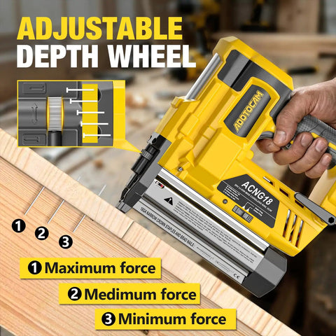 Pro Grade Cordless Brad Nailer Plays Nice With Dewalt 20V Packs No Battery Inside 2 In 1 18 Gauge Nailer And Stapler Includes 1000 Fasteners Built Tough For Home Fix Ups