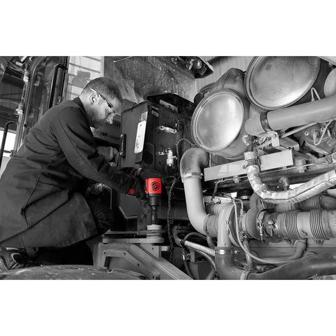 Built Tough Three Quarter Inch Air Impact Wrench With Comfort Pistol Grip Dishes Out One Thousand Four Hundred Foot Pounds Peak Reverse Torque And Six Thousand Five Hundred Quick Revs For Real World Repair Jobs