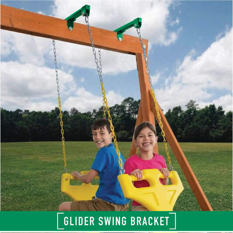 Heavy Duty Metal Swing Set Brackets And Hardware Set Of 2 For Backyard Horse Glider Swing Kids Outdoor Playset Accessories All Weather Lifetime Hanger Kit