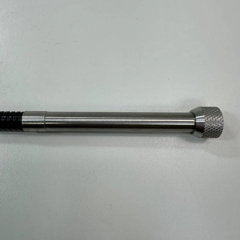 Close-up of BlueEye Grabber Borescope With USB Camera And LEDs 1 Megapixel Head 6mm SemiRigid Probe on a white background.