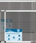 Expandable Window Screen 2 Pack Adjustable Fit For Double Hung Windows 18 Inches High And 25 To 49 Inches Wide With Frame Durable