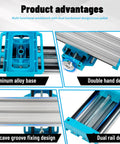 XY Axis Slide Vise Pro Grade Cross Worktable Clamp for Milling And Drilling Machines BG-6880 features and designs.