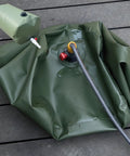 Heavy Duty Large Capacity Water Tote with spout valve and faucet hose connection on deck