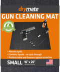 Gun Cleaning Pad 16x20 Inch, Premium Absorbent Cleaning Mat With Waterproof Backing, Rugged Surface Protector, charcoal pad with gun tools.