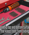 Heavy Duty Tool Box Liner 18 Inch By 24 Feet 3 mm Thick Stay Put Surface That Grips Tools And Keeps Them Protected And Organized