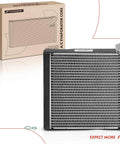 Rear AC Evaporator Core Compatible With Honda Fit 2009-2014 L4 1.5L aluminum design and packaging for effective cooling.