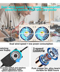 Person using Dual Fan Soldering Fume Extractor With H13 HEPA Filter, 3200 RPM Smoke Absorber For Welding, Jewelry, And Electronics Repair