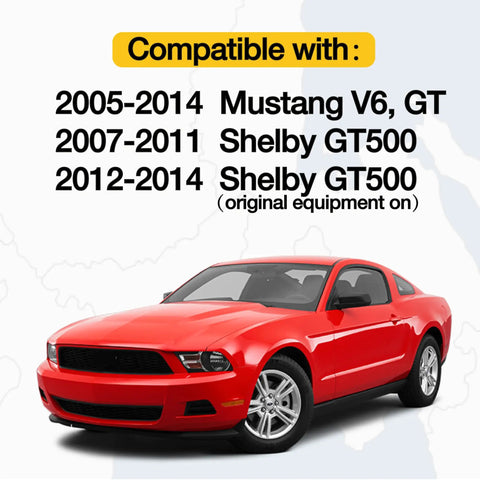 Mustang Front And Rear Jounce Bump Stop Kit Fits 2005 To 2014 Models V6 GT Shelby GT500 Replacement M5570A