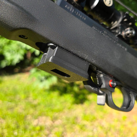 Base Plate Grip For Ruger 10 22 Rotary Magazine 10 Rd Bottom Floor Plate Upgrade For Rimfire Competition close-up