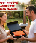 Couple exchanging Silicone Pizza Oven Gloves That Handle 500F Like A Boss Waterproof Oven Mitts For Indoor And Outdoor Ovens