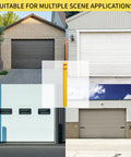 Image of Tough As Nails Heavy Duty Bollard Cover Shields Parking Lots And Docks From Scrapes While Taking No Scratches From Heavy Traffic Built For Any Weather Solid Barrier For Warehouses Bright Yellow on various garage doors.