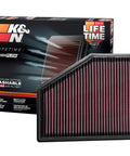 High Flow Engine Air Filter For BMW 2015 To 2024 Boosts Horsepower And Acceleration, Premium Washable Filter box and product