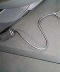 Rig Ready Hardwired Usb A Car Charger Cable Kit With Direct Wire Harness Powers Dash Cams And Gps Units installed in vehicle.