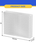 35 Water Panel Humidifier Filter Replacement Fits Aprilaire 35 Series And Honeywell Models, 12.2x10x1.7 inches size chart