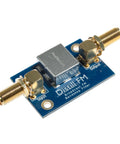 SDR FM Notch Filter For Interference Free Tuning Strong 40dB Attenuation At Broadcast Frequencies Bandstop Design, blue circuit board, SMA connectors