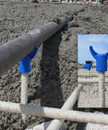 FinCap Concrete Screed Chair Stay In Place Slab Support for 1-1/2 Inch ID Pipe Non Corrosive Polymer Fits 1/2 Inch Rebar on site