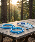 2 Pack Go To Hydration Reservoir Hose Replacement For Water Bladders Soft Flexible Drinking Tube Point Three Nine Inch Outer Diameter on table