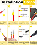 Step-by-step installation guide for 352 Piece Waterproof Car Electrical Connector Kit With 1 Pin 2 Pin 3 Pin 4 Pin Male And Female Terminals