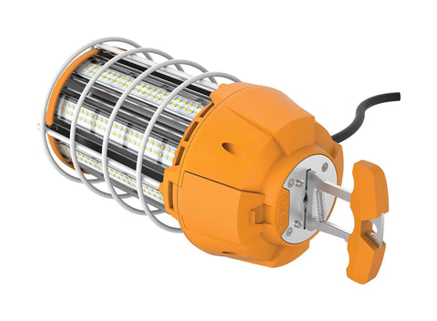 Hi Pro High Lumen LED Temporary Work Light 5000K 150W Built To Last Portable White With Heavy Duty Cage T Handles A Real Workhorse