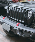 Factory Style Tow Hook Covers Upgrade For Jeep Wrangler JK JL Gladiator TJ Red Protector Accessories 2007 2022 bumpers
