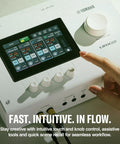 USB-C Audio Interface With 4 In 2 Out, 32-Bit 192 kHz Support, Dual Main And Sub USB Ports, 4.3 Inch Touchscreen And 5 Knobs interface
