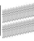 Double Head Socket Nails 100 Piece Set With Threaded Security Screws And Installation Kit for woodworking projects
