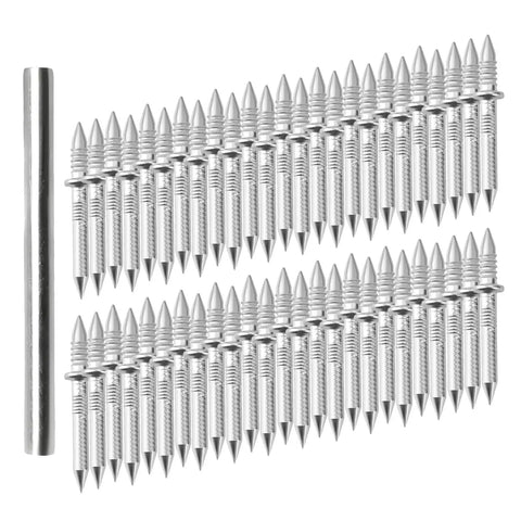 Double Head Socket Nails 100 Piece Set With Threaded Security Screws And Installation Kit for woodworking projects
