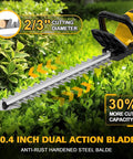 Cordless Hedge Trimmer With 20V Max Battery Compatibility, 20 Inch Cutting Length, brushless motor trimming bushes
