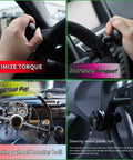 One Hand Drive Steering Wheel Knob Power Handle For Cars Trucks Marine Boats Universal Ball Grip With Palm Pad usage