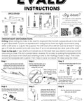 Assembly instructions for heavy duty floating shelf brackets 6 inch mantel mounts built to last that hold up to 125 lbs for drywall brick or concrete universal wall mounts for home and office decor four pack.