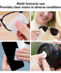 Purelia anti-fog lens wipes, 100-count pre-moistened sheets for glasses, goggles, screens, and camera lenses