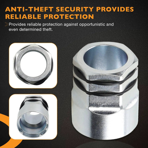 Image of Marine Propeller Lock Set featuring three quarter inch 16 thread locking nut with free spinning collar for Mercury and MerCruiser engines.
