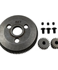 Beefed Up 48P 86T Spur Gear Set With 19T And 21T Pinions For 1/10 Slash 2WD Rustler 2WD Stampede 2WD Hardened Steel Construction