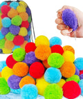 60-Piece Reusable Water Balloons Set With Soft Splash Balls For Outdoor Water Games, Beach Pool Party Essentials and Storage Bag