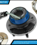 Two Piece Front Wheel Bearing And Hub Assembly Set For 2012 Through 2023 Chrysler 300, Dodge Challenger, And Charger