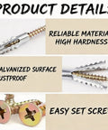 Tree Shaped Steel Hollow Wall Anchors With Screws For Concrete And Drywall, Heavy Duty Hinge Repair Kit, M6 and M8, steel anchors