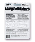 Heavy Duty Reusable Furniture Sliders With Tough Self Adhesive Grip For Effortless Couches And Tables Across Carpet Or Hardwood Floors Skip The Dragging Just Smooth Glides Non Skid Pads Grey Set Of Eight packaging with instructions on use.