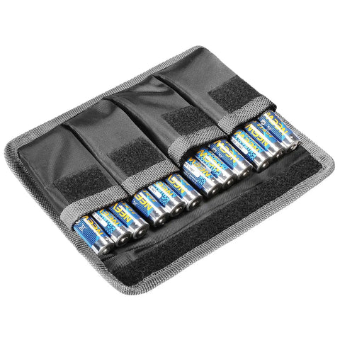 DSLR Battery Case And Holder For AA And LPE Series Batteries With Quick Release Access Nylon PU Coated Lightweight Protective Case