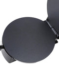 Duokon Electric Tortilla Press 10 Inch Non Stick With Adjustable Temp Stainless Steel Cover, open view of nonstick cooking plate.