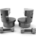 Interlocking 1018 Steel Inline Tubing Weld Connector Fits 1.5 Inch Tube By.095 And.120 Wall Thickness with stainless bolts.