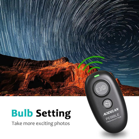 Wireless Shutter Remote Control For EOS RP R6 R5 5D Series 7D Series 6D II And More with starry night background