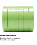 Pro Grade High-Performance Green Masking Tape 401 Plus for sharp paint lines, bulk case of 24 mm x 55 m, clean removal, solvent-free