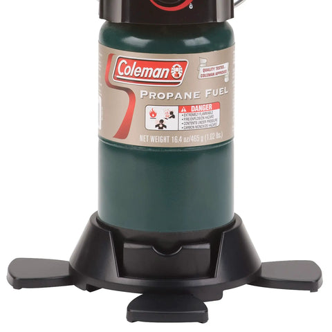 Base of 1000 Lumen Propane Lantern With Adjustable Brightness And Pressure Regulator For Camping And Hunting Outdoor Adventures