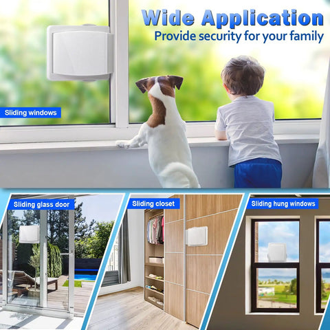 Easy Install Sliding Glass Door Lock For Child Safety And Pet Proofing, One Pack, keeps kids and pets safe on doors, closets, windows