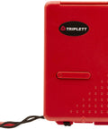 Pocket Sized 4000 Count Digital Multimeter With Auto Range For AC DC Voltage Up To 600V, closed red case with strap